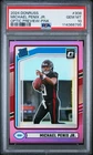 2024 Panini Donruss Rated Rookie Michael Penix Jr. #308 Pink-Preview PSA 10
