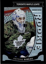 2015-16 O-PEE-CHEE RAINBOW BLACK ANTOINE BIBEAU ROOKIE 078/100 TORONTO MAPLE
