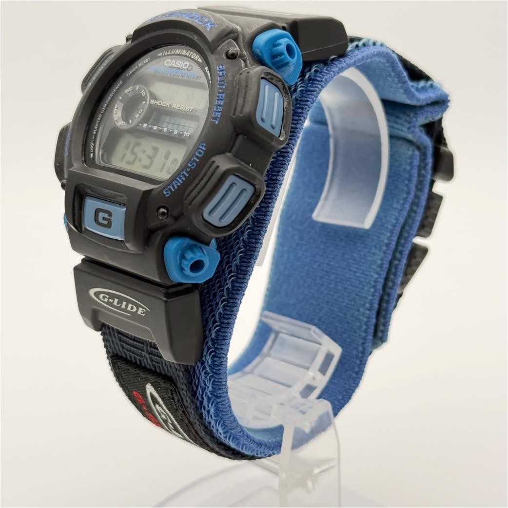 ヒ*サ様 CASIO CASIO G-SHOCK G-LIDE DW-9000 G SHOCK DW 9000 G LIDE Blue Casio Digital Watch Timepiece