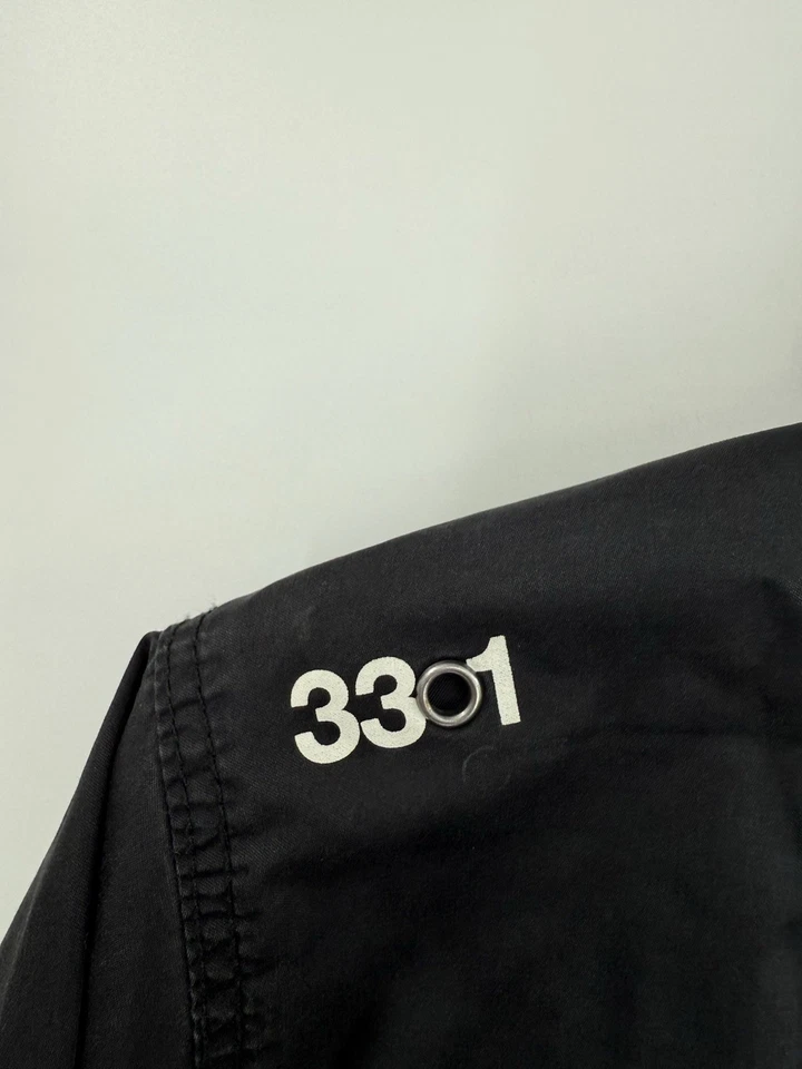 Chaqueta G-Star RAW Para Hombre Grande Negra Tipo 3301 Bolsillos Cremallera Completa Militar Sartorial Foto 3 de 4