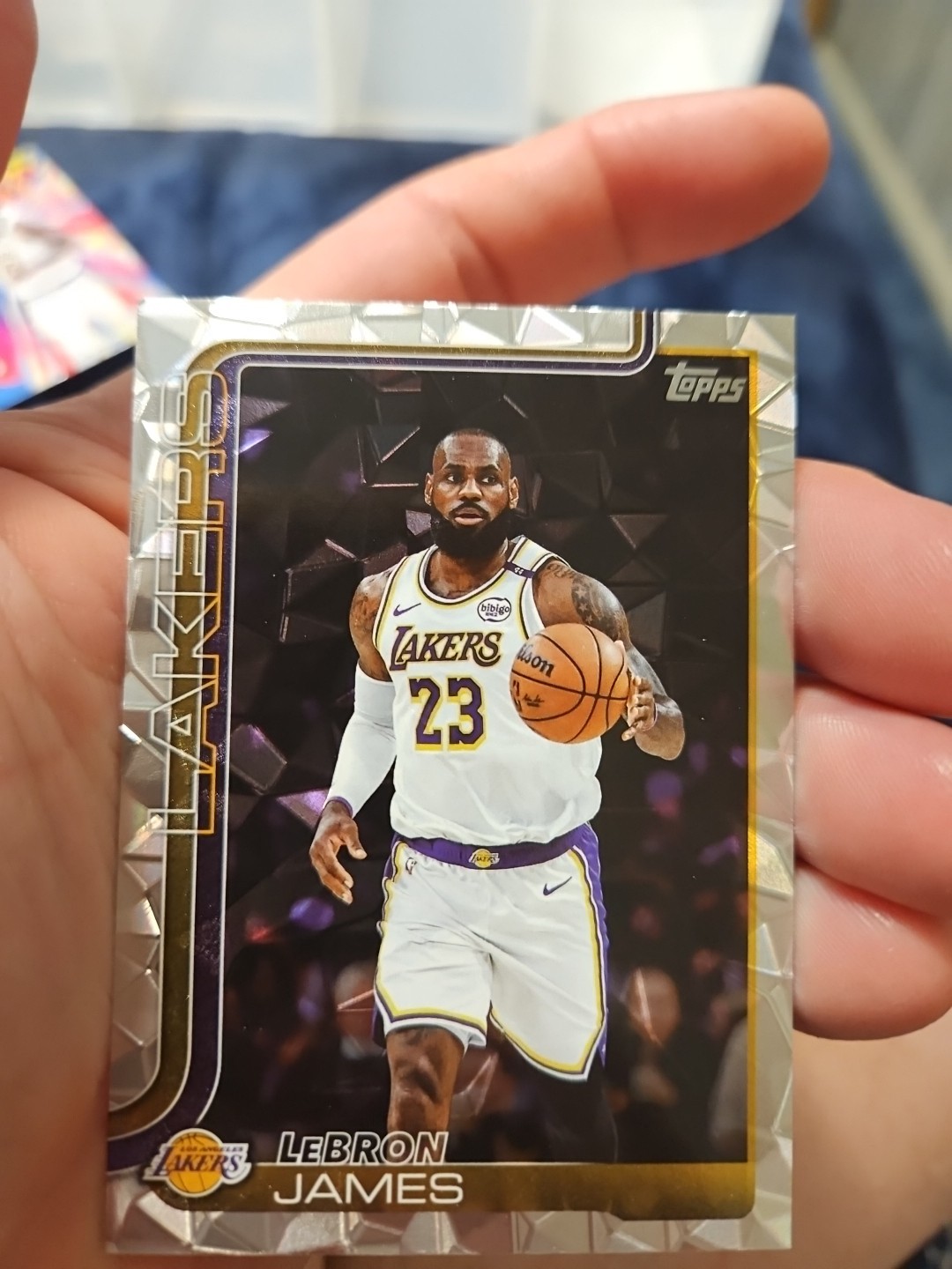 LeBron James 2025-26 Topps Flagship Silver Diamante #150