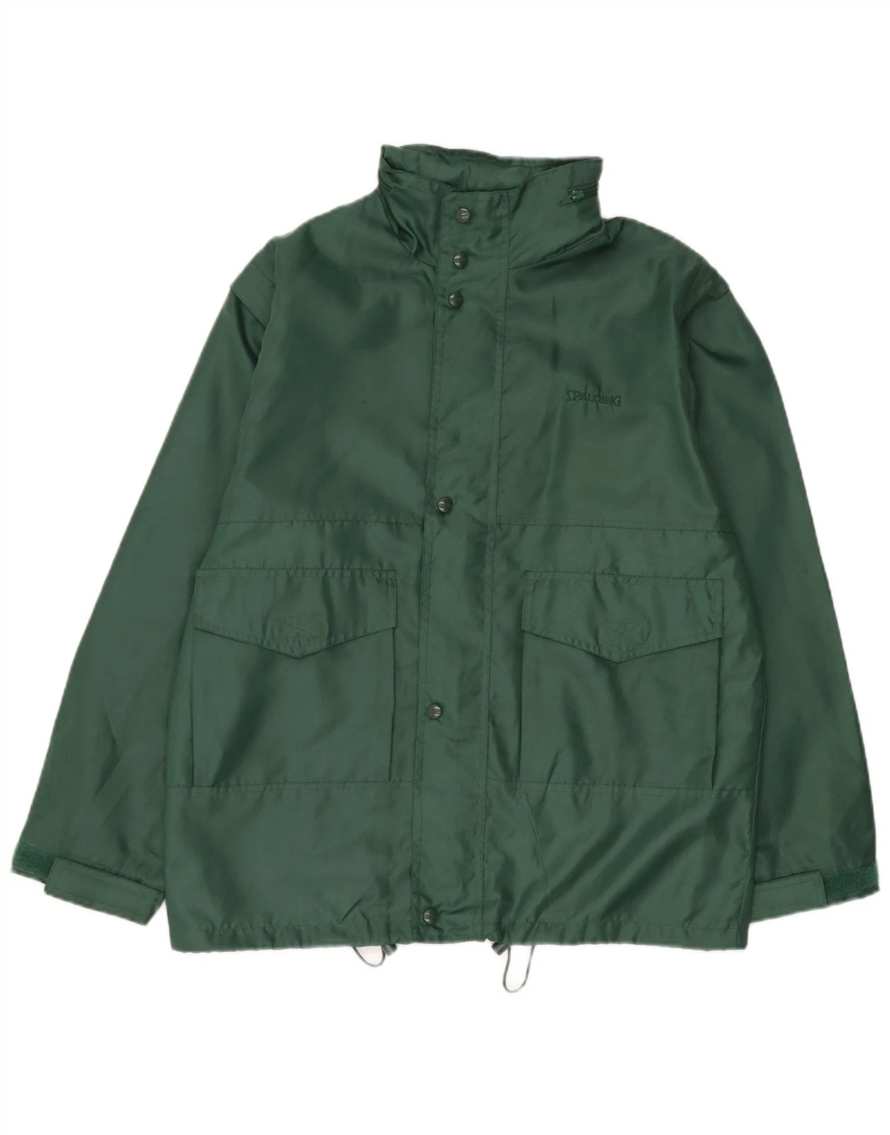 Spalding Mens Loose Fit Hooded Rain Jacket UK 38 Medium Green Polyamide DC02
Opens in a new window o
