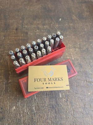 Pryor Buchstabenlocher Set 5 mm (3/16'') A - Z Plus & Komplettset kaum benutzt