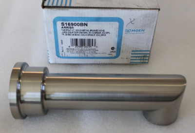 Moen S16900BN - Arris Tub Spout, 1/2  Slip-On Copper Connection Brushed Nickel