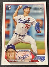 2023 TOPPS BOBBY MILLER ROOKIE DODGERS VINTAGE STOCK #26/99 ROOKIE