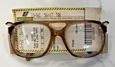 Vintage Libert Safety Glasses Tan 56x17 with shield