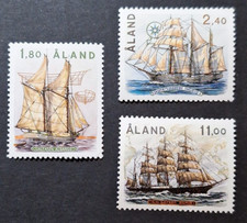 Aland Islands: SG32-34; 1988 Sailing Ships; complete unmounted mint (MNH) set