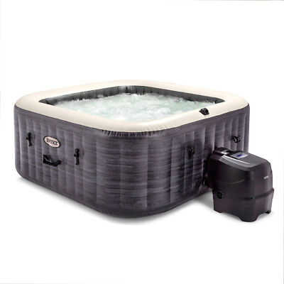 Intex 28449EP PureSpa Plus Greystone Inflatable Hot Tub Spa, 83 x 28''(For Parts)