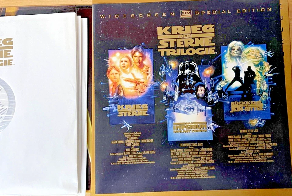 Laserdisc Box STAR WARS KRIEG DER STERNE 4-6 THX Widescreen Pal deutsch - Bild 4 von 4