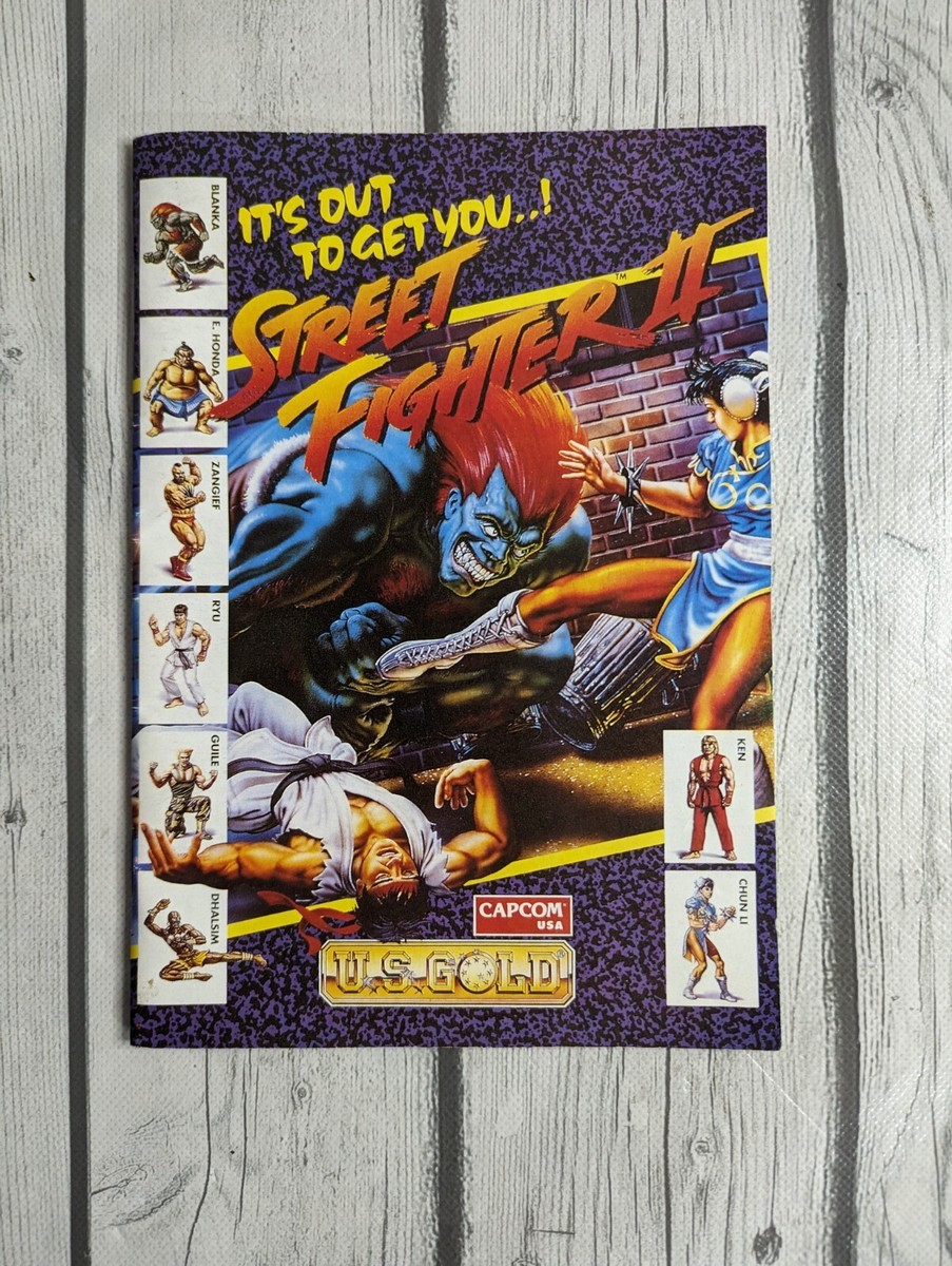 Manual Only* Street Fighter II 2: Commodore Amiga Big Box Game
