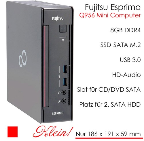 Fujitsu Mini-Ordinateur Q956 Intel Core i3 8GB DDR4 128GB SATA M.2 SSD USB3.0 - Photo 5/6