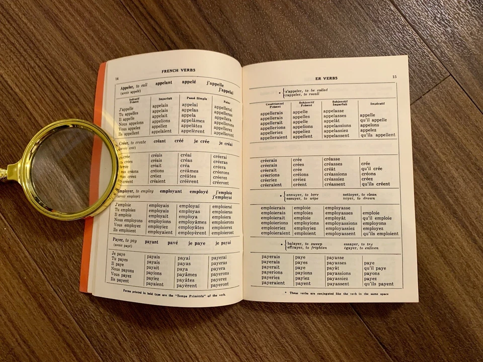 French Verbs at a Glance by Ida Mona Gordon (1939, Softcover) Vintage - Image 3 of 4