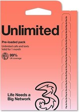 UK /Europe Pay As You Go Plan Phone Sim or eSim 40/100/200/Unlimited GB data