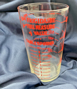 Vintage Frigidaire for a Full measure of value glass tumbler Advertising