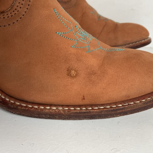 Vintage Dingo Acme Dream Catcher Cowgirl Boots 8 M USA Made Distressed - Picture 15 of 21