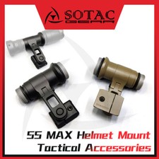 Weapon SS M-AX Helmet Mount For M300 M600 Flashlight K1-10 LED/IR Light SOTAC