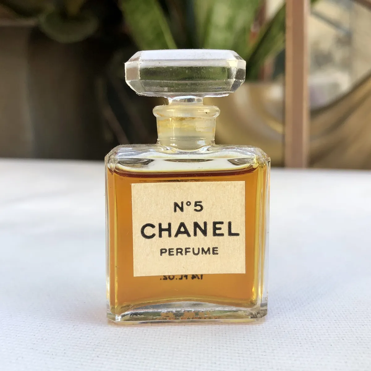 💝 Vintage 1950s Chanel No 5 PURE PARFUM 1/4oz 7ml Mini Perfume