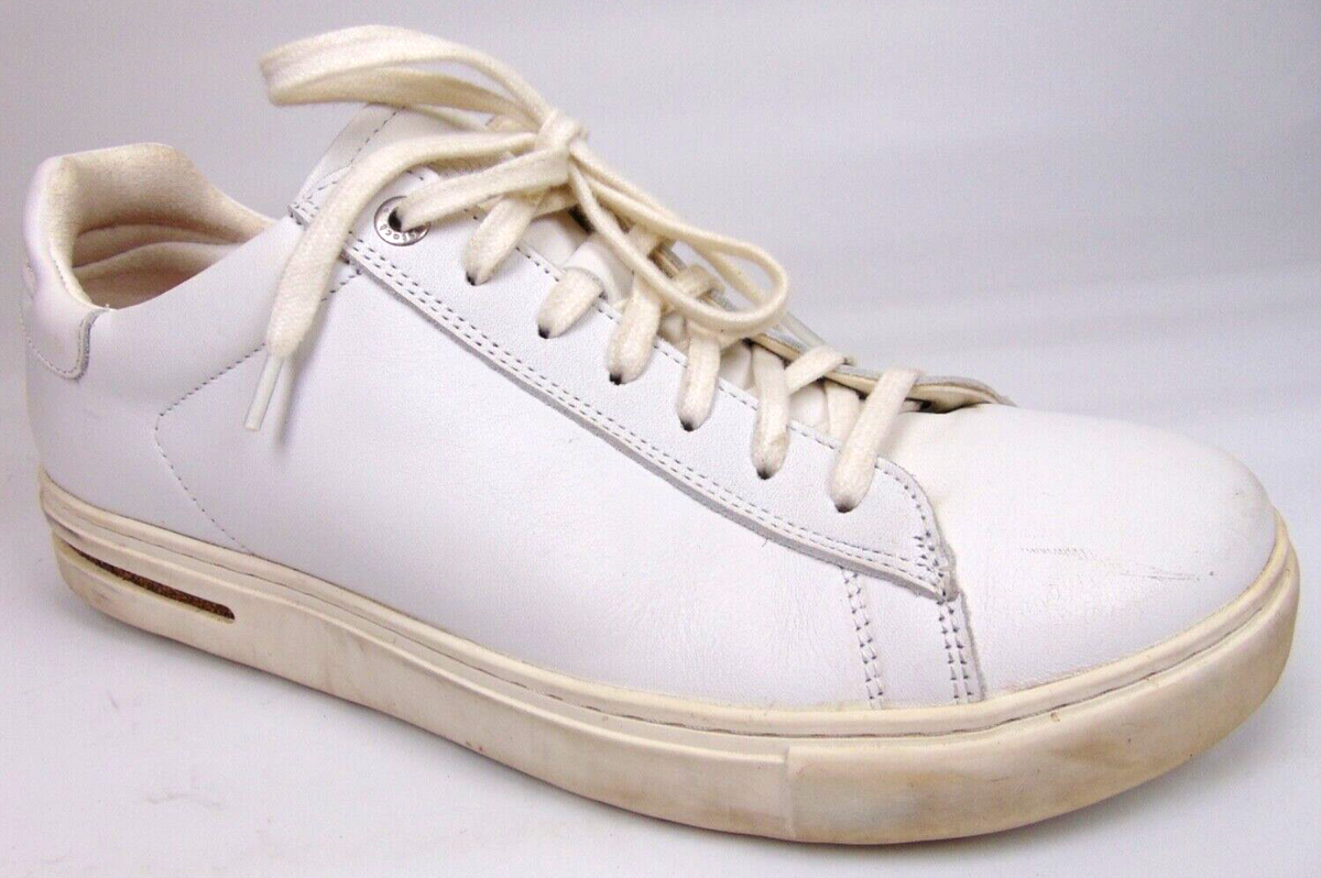 Birkenstock Bend Low White Leather Comfort Lace Up Shoes Women's Size  US