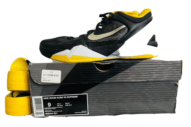 kobe 7 black yellow