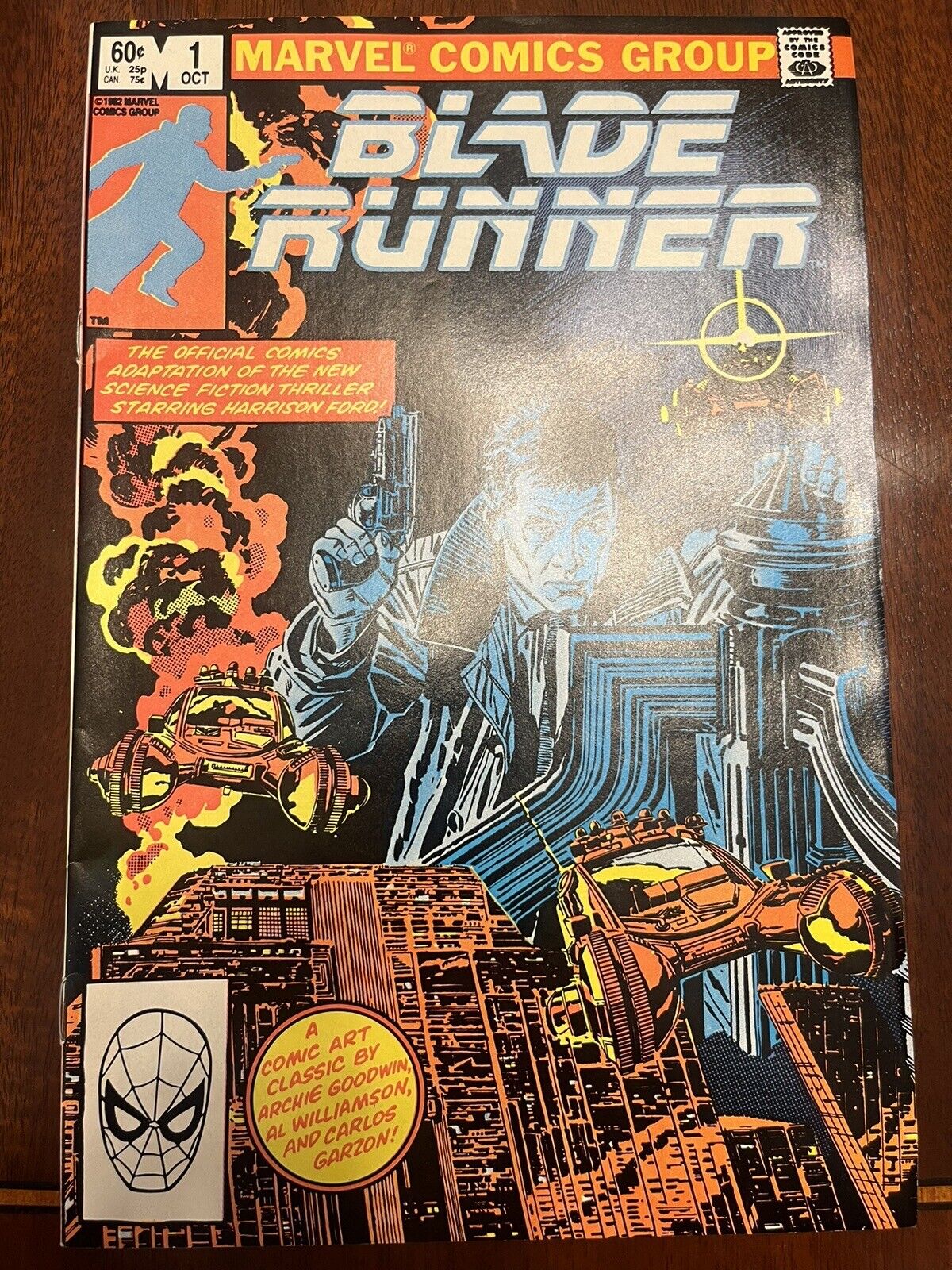 Blade Runner #1 1982 Vintage Marvel Comics Movie Adaptation