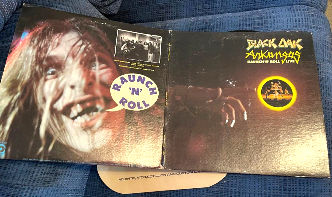 1973 Black Oak Arkansas Raunch N Roll USA Vinyl LP Record Album ATCO