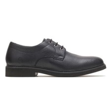 Hush Puppies Men's Detroit Black Leather Plain Toe Oxford HM02153-007