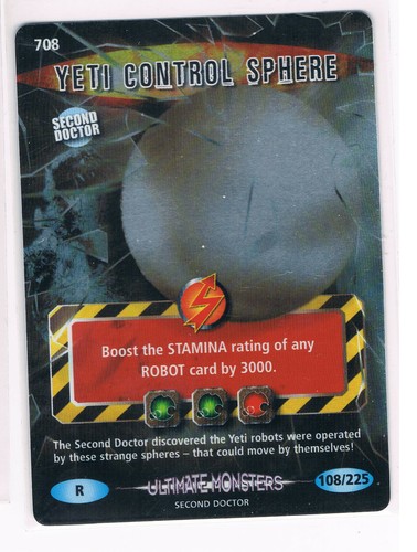 DOCTOR WHO BATTLE IN TIME - ULTIMATE MONSTER - RARE CARDS(YOU CHOOSE)-B-FREE P&P - Picture 19 of 21