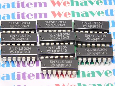 SN74LS30N / IC / DIP / 10 PIECES (qzty)