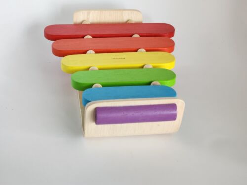 PlanToys Rainbow Xylophone Wooden Instrument No Mallet EUC - Picture 4 of 6