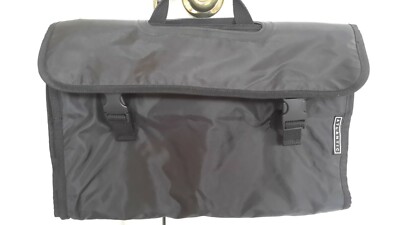 Atlantic Expandable Travel Bag Black Nylon Folding Garment Suit