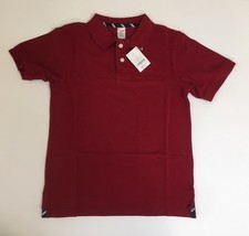 NWT Gymboree Boys Classic Red Size 10 Pique Short Sleeve Uniform Polo Shirt