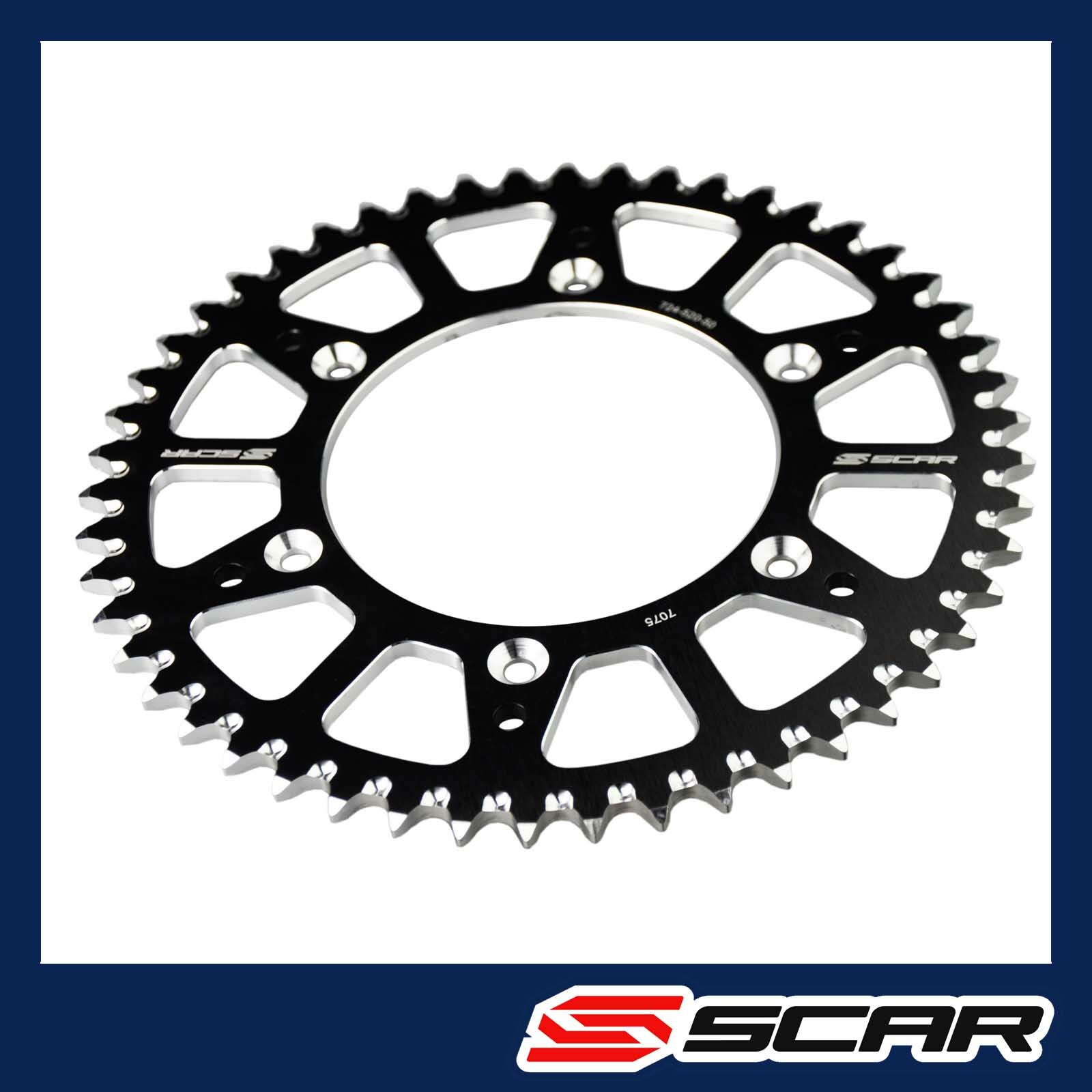 Couronne alu Husqvarna TC85 évacuant la boue pour motocross intense