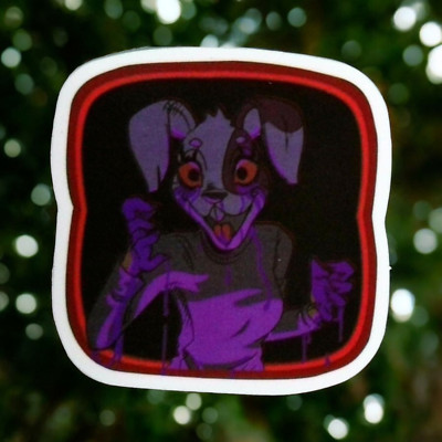 FNAF Five Nights at Freddys Security Breach Vanny  Glossy Sticker