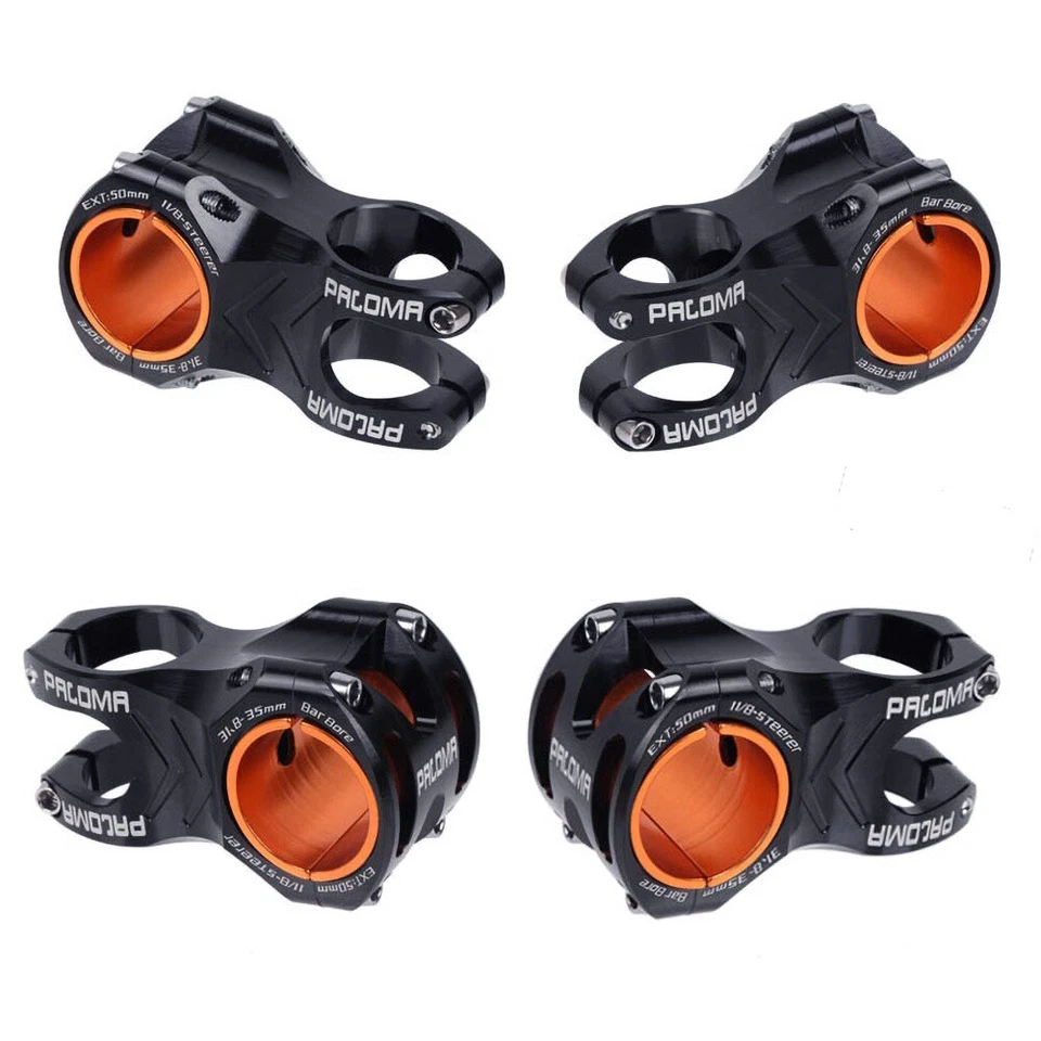 Bicycle Stem Aluminum Alloy MTB Mountain Bike Handlebar Riser Stem 31.8*35/50mm - Image 2 of 4