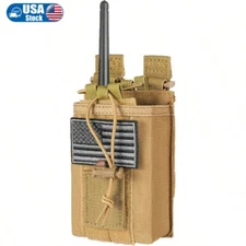 Tactical Molle Pouch for Radio Handheld Walkie-Talkie Bag Durable & Compatible