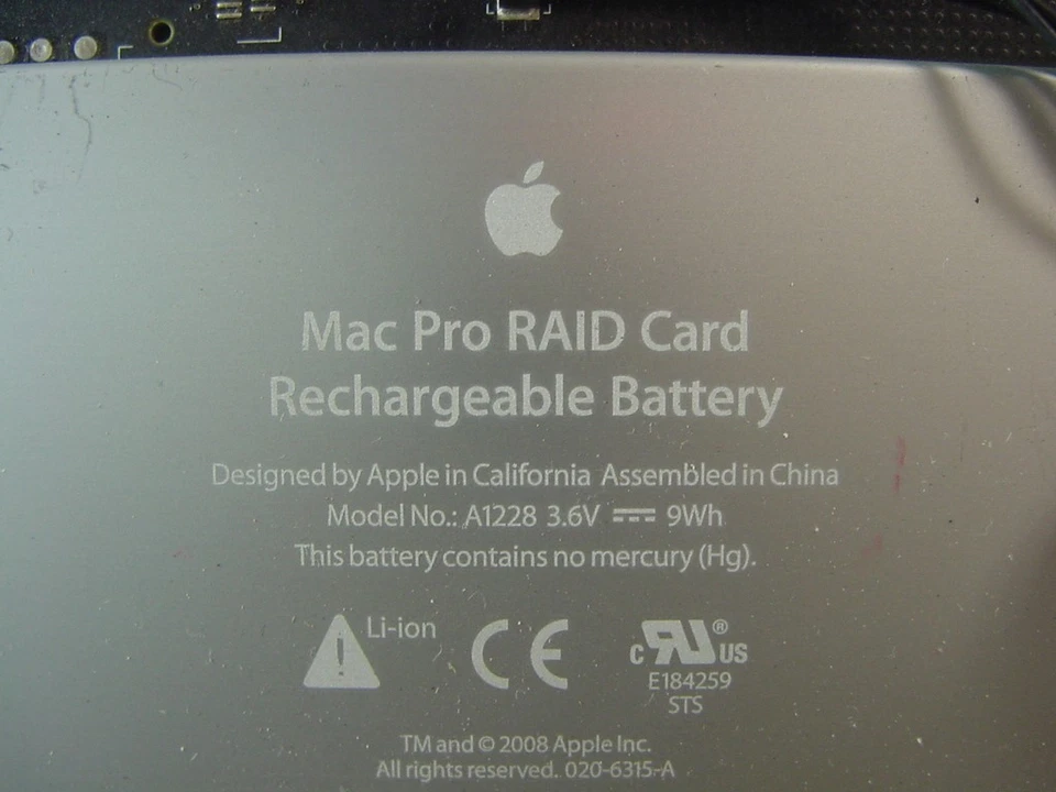 TARJETA CONTROLADORA APPLE MAC PRO RAID A1247 Foto 2 de 3