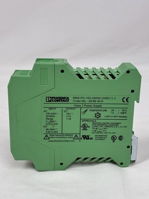 Phoenix Contact MINI-PS-100-240AC/24DC/1.3 Mini Power Supply 28 66 44 6