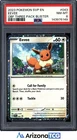 Pokemon 2023 Eevee 043 Holo Obsidian Flames Three Pack Blister PSA 8