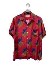WACKO MARIA Hawaiian Shirt Size: L Red Men 20SS-WMS-HI02