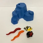 Playmobil 3953 Blue Reef Undersea Fish Eel Rock Replacement Pieces 1995 Vintage