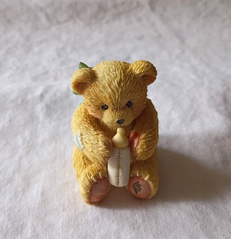 Cherished Teddies BILLY " Everyone Needs A Cuddle " Baby Bear With Bottle