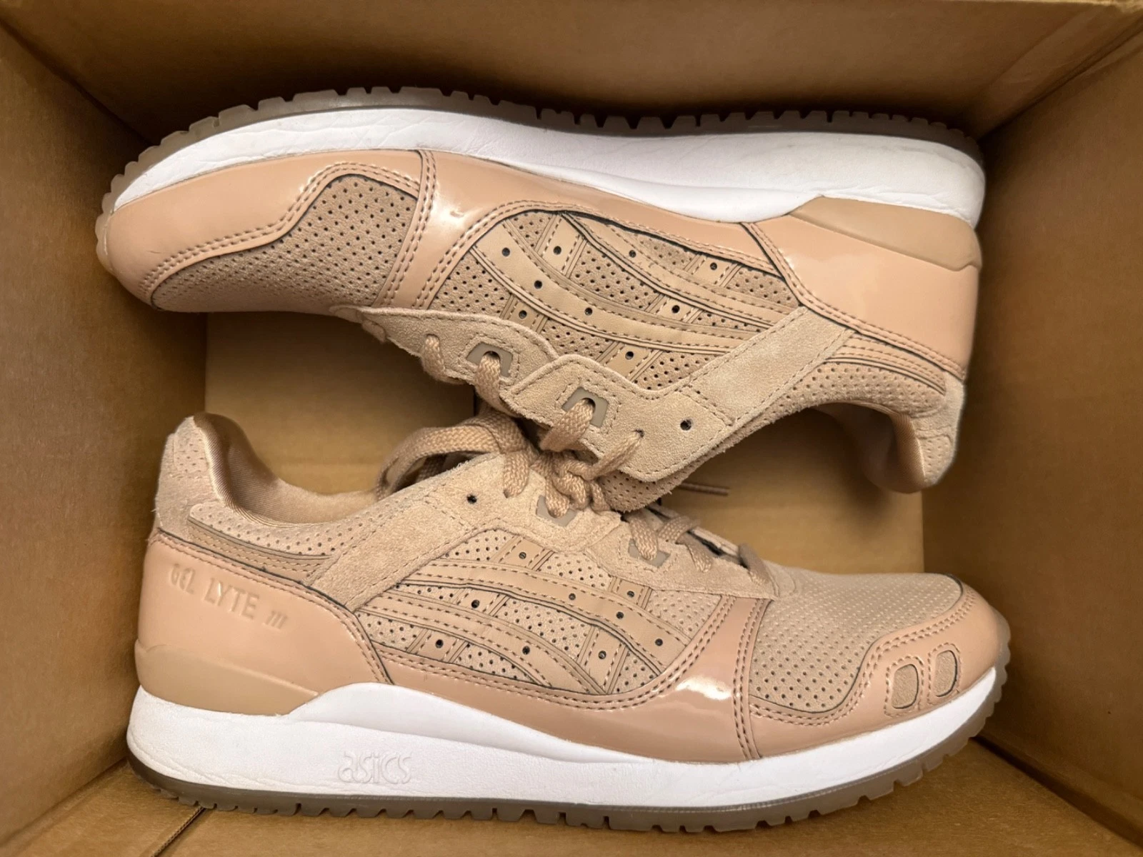 Asics Gel Lyte III OG Dusty Steppe White 1201A687 200 Uomo Taglia 8 5