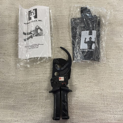#ad Huskie Tools R 750 Ratcheting Cable Cutter Manual amp; Holder $396.00