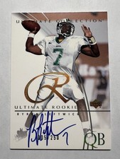 2003 Upper Deck Ultimate Collection Byron Leftwich Auto /250 Rookie RC #86