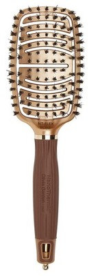 Olivia Garden NanoThermic Ceramic + Ion Flex Scalp-Hugging & Vented Hair Brush N