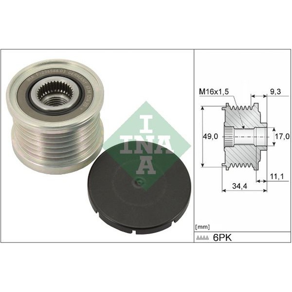 Schaeffler INA 535 0075 10 Generatorfreilauf-image