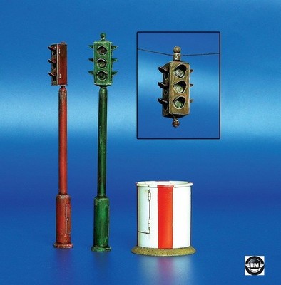 PlusModel Traffic Lights Verkehrsampeln Ampeln Diorama Bausatz 1:35 Art. 193