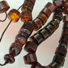 ?Amber Beads Rosary AMBER ROSARY Misbah Tasbih 33 amber beads 54g?Pressed