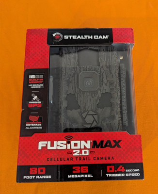 Stealth Cam Fusion Max 2.0  36MP 16GB Memory Cellular Trail Camera 