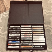 VTG Country Music Cassette Tapes Lot 29 MCM Suitcase - see complete list